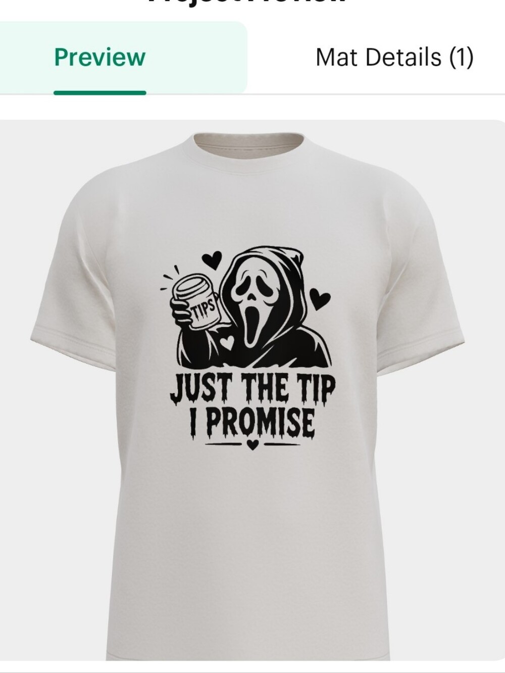 Unisex Graphic Tee — 'Just The Tip I Promise'